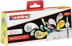 Edding 1200 Markere de Proiectare 1mm Multicolor 14buc