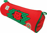 CHartini Poli Μικροί Κύριοι Pencil Case Barrel with 1 Compartment Red HP.BTS.PC.101