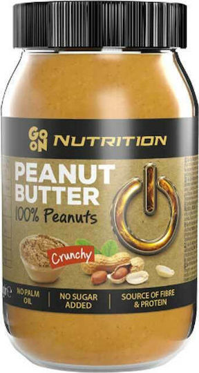 Go On Nutrition Crunchy Peanut Butter 100% Peanuts Wholegrain 900gr