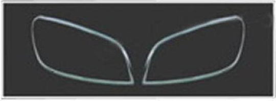 Auto Gs Φρυδάκια Φαναριών Μπροστινά για Toyota RAV 4