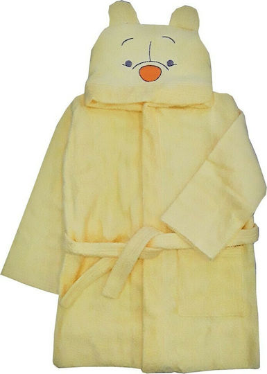Beboulino Halat de Baie pentru Copii Pooh Yellow 702-0740-0005 cu Glugă