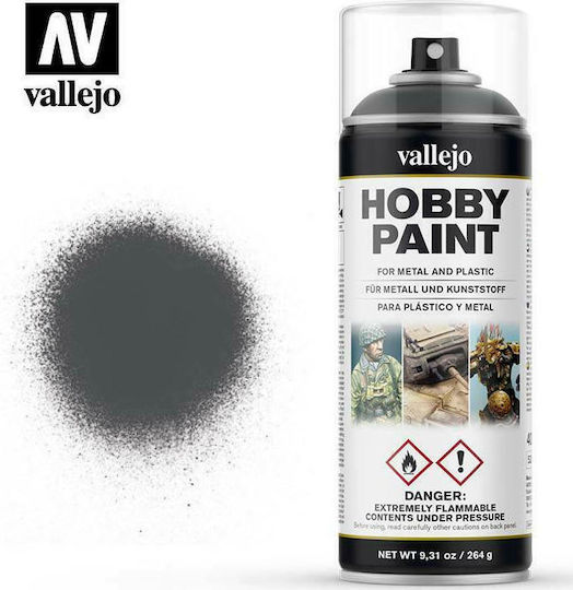 Acrylicos Vallejo Hobby Paint Χρώμα Μοντελισμού σε Spray Panzer Grey 264g 400ml