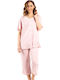 Rachel Set Summer Women's Pajamas Pink