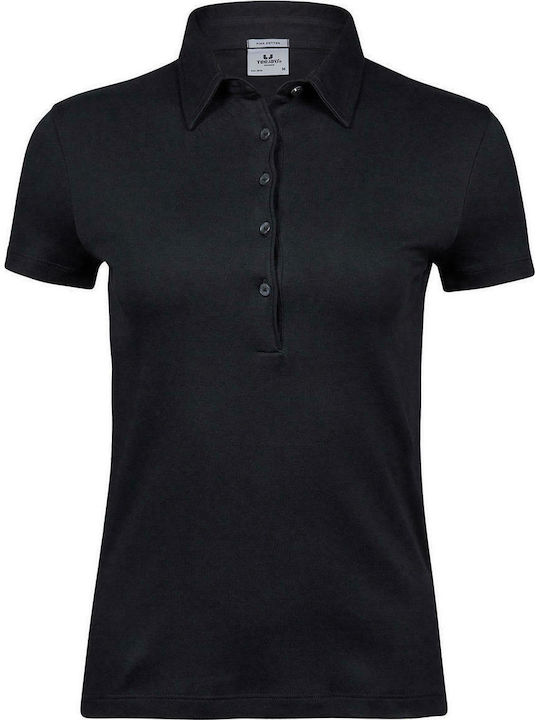 Tee Jays Women's Promotional Polo T-Shirt in Black