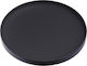 Yamazaki Round Plastic Black Coaster 10cm