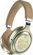 XO BE18 Безжични / Жични Over Ear Слушалки с Радио с 4 часа Работа Златисти