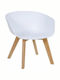 Optim Stühle Speisesaal Natural / White 1Stück 54x51x79cm