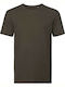 Russell Europe Ανδρικό Διαφημιστικό T-shirt Κοντομάνικο Dark Olive