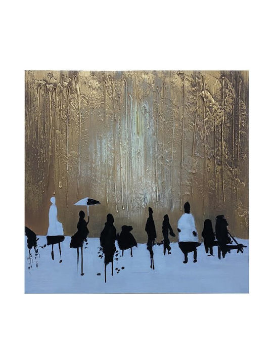 Fylliana People Πίνακας σε Καμβά 60x60cm