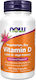Now Foods Vegetarian Dry Vitamin D Витамин за Здравето на костите 1000иу 120 вегетариански капсули