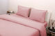 Viopros Viopros Bettlaken Set für Einzelbett mit Gummibettlaken 100x200+25cm Rosa (3 Stück)