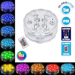 GloboStar Ypovrichio Proiector Piscină Cu Control La Distanță Și Lumină Colorată (RGB) 79626