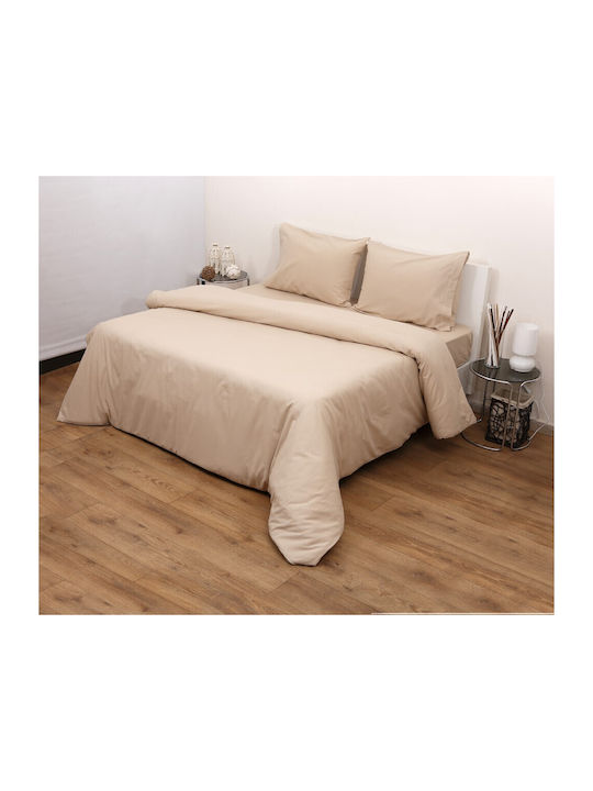 Viopros Sheet for Single Bed with Elastic 100x200+25cm. 3100 622550 Beige