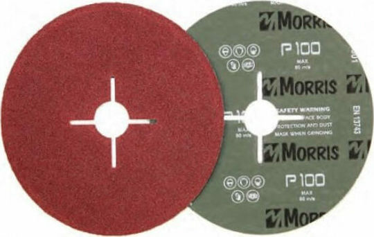Morris Fibre Disc 180mm Orbital Sander Sanding Sheet K16 180x180mm
