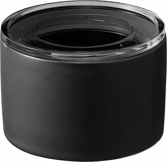 Yamazaki Ваза Обща Употреба с Капак Керамика Черна 10.5x10.5x7см