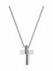 Rosso Amante Men's Cross from Steel with Chain