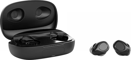 Natec Soho In-ear Bluetooth Handsfree Căști cu Carcasă de Încărcare Negru