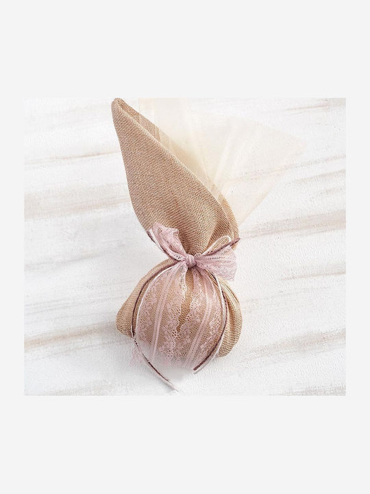 Parisis Wedding Favor Pouch with Burlap, Lace and Tulle