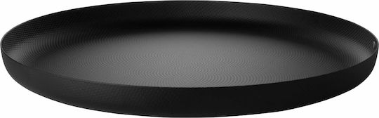 Alessi Metal Rotund Tavă de Servire în Culoare Negru 35x35x3cm JM14/35 BT 1buc