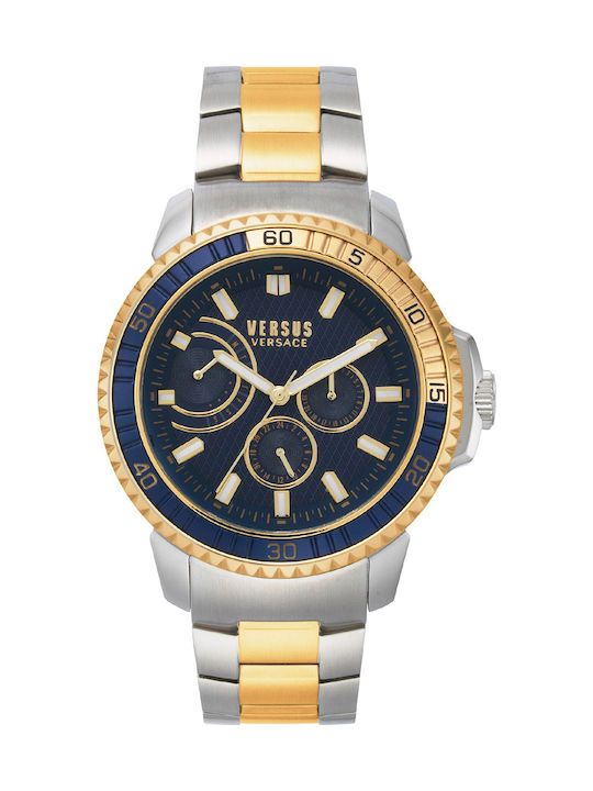 Versus by Versace Aberdeen Men's Watch 47mm Chronograph Battery with Stainless Steel Bracelet