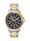 Versus by Versace Aberdeen Men's Watch 47mm Chronograph Battery with Stainless Steel Bracelet