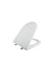 Elvit D-Shape Καπάκι Λεκάνης από Βακελίτη 41.5-47x35.5cm Λευκό