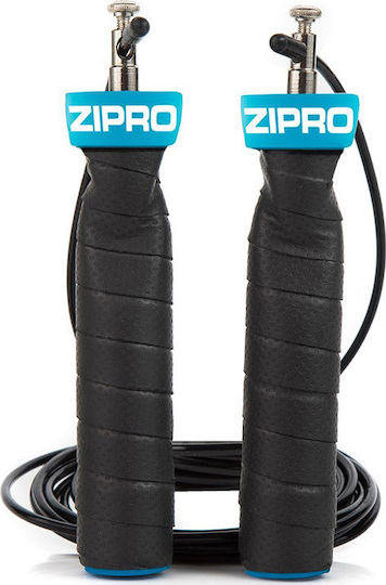Zipro Springseil Geschwindigkeit 3m Schwarz mit einstellbarer Länge