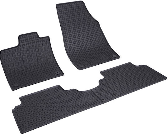Rigum Set of Front and Rear Mats 4pcs for Kia Optima Volkswagen ID.3 2019+ Black