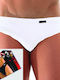 Men's Slips White / Black 4Pack