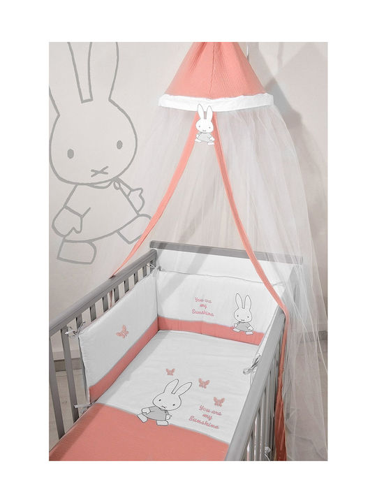 Miffy Baby Sheets Set Cradle Cotton Orange 80x110cm 3pcs