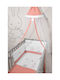Miffy Baby Sheets Set Cradle Cotton Orange 80x110cm 3pcs
