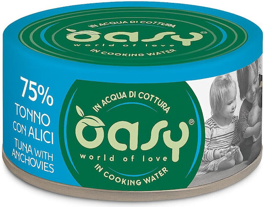 World Of Love Adult Hrana Pentru Pisici Adulte în Conservă cu Ton și Anșoa Fără Cereale și Gluten 70gr