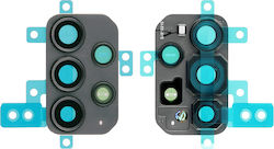 Samsung Τζαμάκι Κάμερας Assy Deco-Cam Μαύρο για Galaxy A72