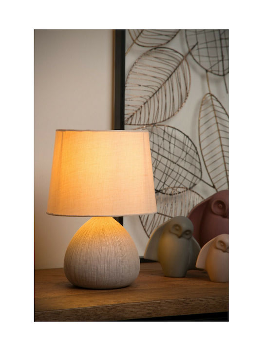 Lucide Lightning Ramzi Ceramic Table Lamp for E...