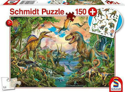 Детски Пъзел Wild Dinosaurs 150бр Schmidt Spiele