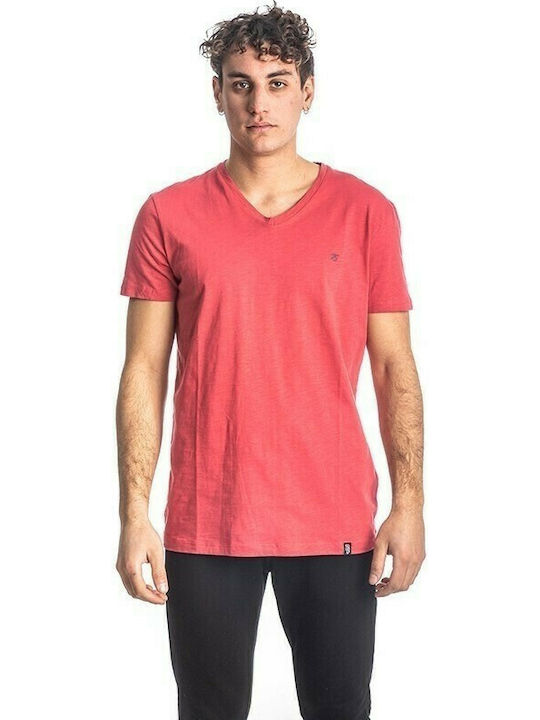 Paco & Co 85400 Herren T-Shirt Kurzarm Coral