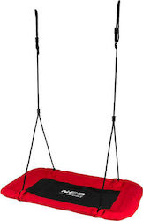 NEO Sport Fabric Hanging Swing Nest 70x70x70cm for 3+ years Red