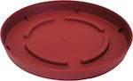 Atmosphera 10.01.00C20PR Round Plate Pot Passion Red 14.7x14.7cm