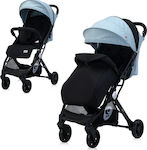 Lorelli Fiorano Adjustable Baby Stroller Suitable from 6+ Months Black & Silver Blue