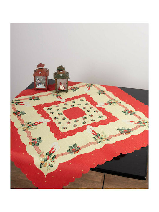 Silk Fashion Christmas Fabric Tablecloth Ornament L180xW140cm