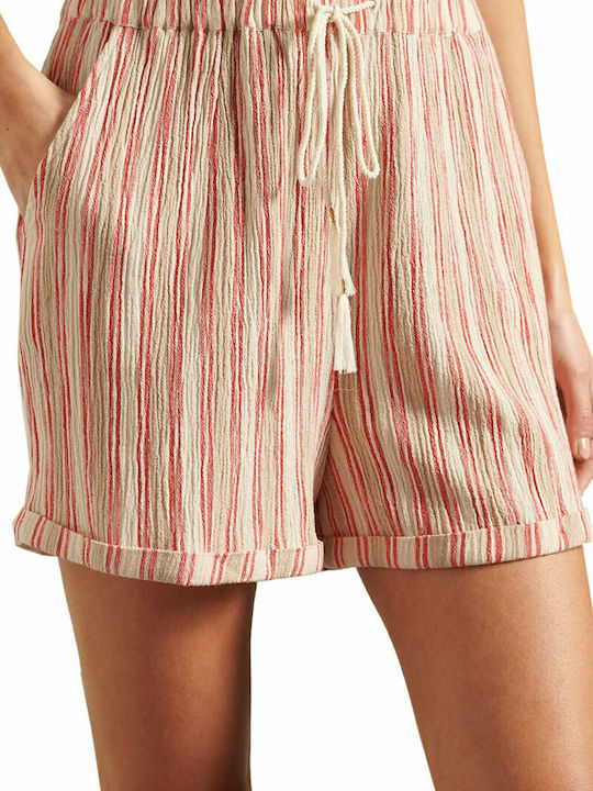 Superdry Women's High-waisted Shorts Pink