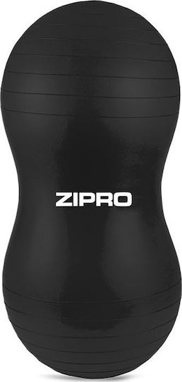 Zipro Peanut Μπάλα Pilates 45cm , 1.31kg σε Μαύρο Χρώμα