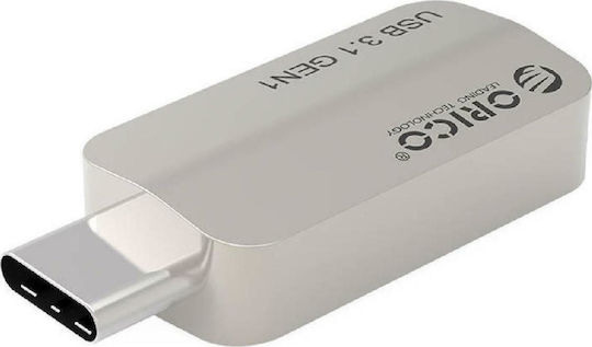 Orico Converter USB-C male to USB-A female Silver 1pcs CTA2-SV
