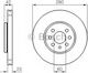 Bosch Brake Discs Front 2pcs for Opel Astra / Combo / Meriva