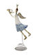 Inart Christmas Metal Figure Cherub 40x40x18cm