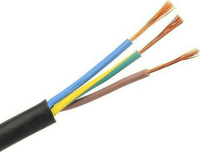 Flexible cable 3x1,5mm Black