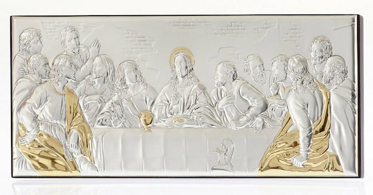 Prince Silvero Imaginea Cina cea de Taină Argint 30x13cm