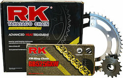 RK Chain & Sprocket Kit (16-47-525GXW) for Honda Varadero 1999-2011