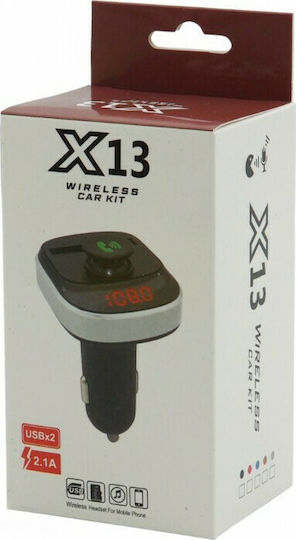 FM Transmitter Αυτοκινήτου με MicroSD / USB 2.1A