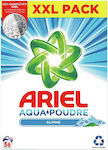 Ariel Aqua Poudre Απορρυπαντικό Ρούχων σε Σκόνη Alpine 56 Μεζούρες